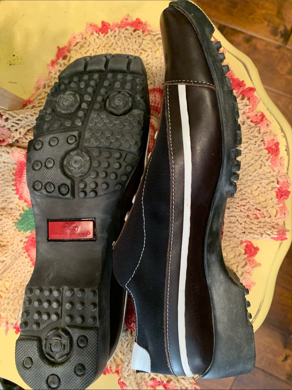 🏌️‍♀️🏌️‍♀️BOGOHO🏌️‍♀️🏌️‍♀️Linea Stretch Walter Genuin Italian Golf Shoes-7.5 - Picture 6 of 9